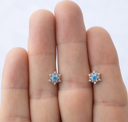 925 Silver Sterling Stud Earrings, CZ studs, Silver Studs, Dainty Stud Earrings, Cute Studs, Silver Cz Studs